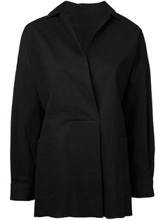 объемная блузка с V-образным вырезом Aula