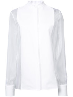 прозрачная блузка Lanvin