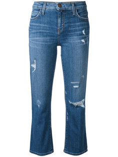 укороченные джинсы Current/Elliott