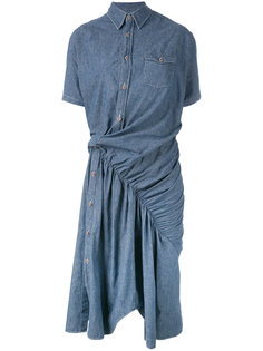 асимметричное джинсовое платье  Junya Watanabe Comme Des Garçons
