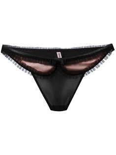 трусы с кружевной отделкой Chantal Thomass