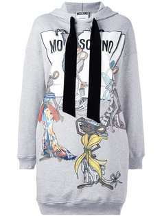 платье с капюшоном Rat-A-Porter Moschino