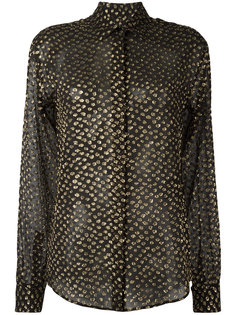 декорированная рубашка Saint Laurent