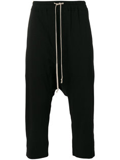 укороченные брюки мешковатого кроя Rick Owens DRKSHDW