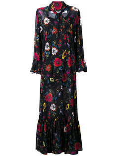 платье в пол с цветочным мотивом McQ Alexander McQueen