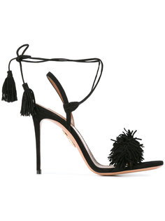 босоножки со шнуровкой Aquazzura