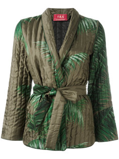 пиджак-кимоно с принтом листьев пальмы F.R.S For Restless Sleepers