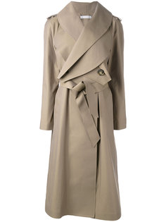 длинное пальто с поясом JW Anderson