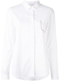 рубашка с контрастной окантовкой на кармане Fabiana Filippi
