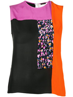 блузка дизайна колор-блок Versace