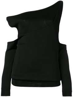топ с вырезными деталями Balmain