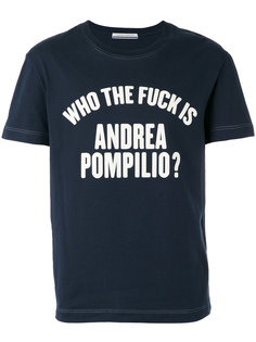 футболка who the fuck  Andrea Pompilio