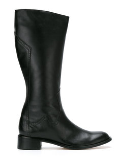 leather boots Sarah Chofakian