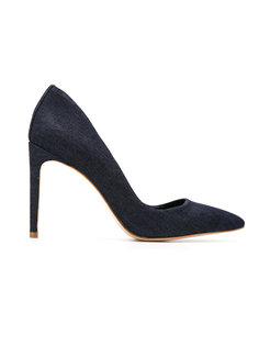 denim pumps Sarah Chofakian