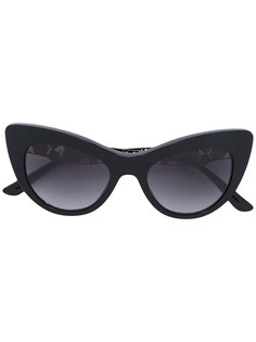 солнцезащитные очки с цветочным декором Dolce & Gabbana Eyewear