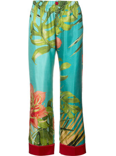 пижамные брюки с тропическим принтом F.R.S For Restless Sleepers