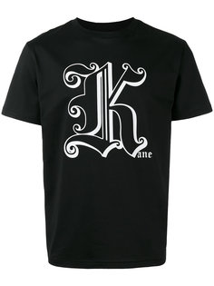 футболка в стиле унисекс с буквой K Christopher Kane