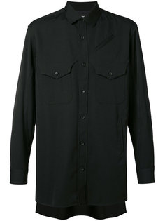 однотонная рубашка Yohji Yamamoto