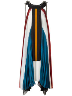 длинное плиссированное платье Chloé