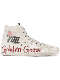 хайтопы с потертым эффектом Golden Goose Deluxe Brand