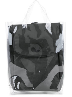 рюкзак с прозрачным слоем Yohji Yamamoto