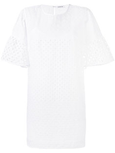 платье с перфорацией и широкими рукавами P.A.R.O.S.H.