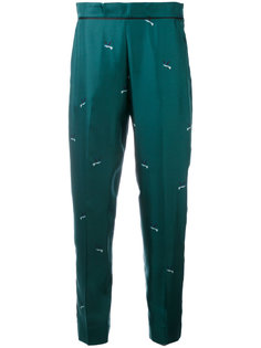 пижамные брюки с принтом птиц Victoria Victoria Beckham
