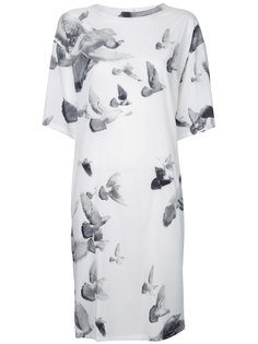 платье с принтом птиц A.F.Vandevorst