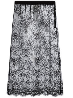 полупрозрачная кружевная юбка  Maison Margiela