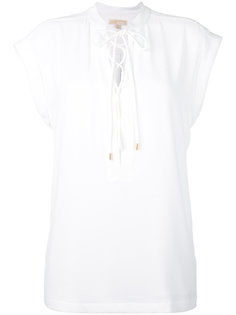 блузка со шнуровкой Michael Michael Kors