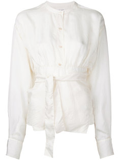 блузка с завязками на поясе  Ms Min