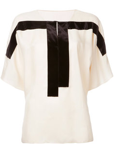 блузка с контрастными панелями Ms Min