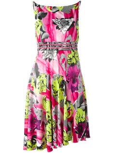 платье с цветочным принтом Versace Collection