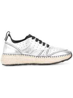 кроссовки с плетеной подошвой Tods Tod’S