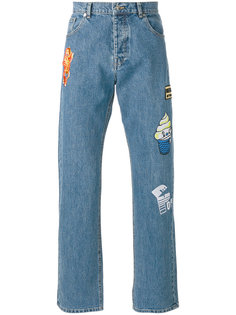 джинсы с заплатками Kenzo