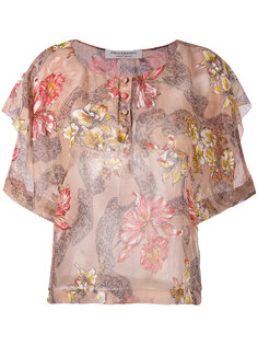 блузка с цветочным рисунком Philosophy Di Lorenzo Serafini