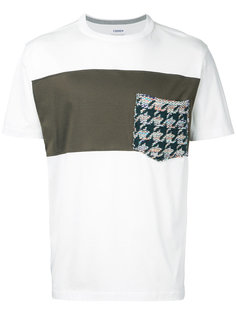 футболка с твидовым карманом COOHEM