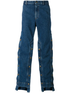 широкие джинсы с декоративными пуговицами Y / Project