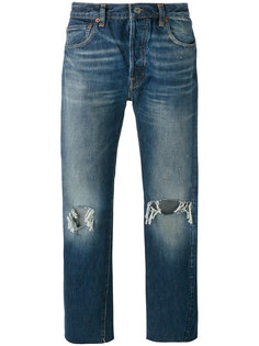 джинсы с прорехами на коленях  Levis Vintage Clothing