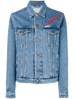 джинсовая куртка с вышивкой Forte Couture