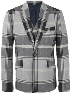 клетчатый пиджак с прямоугольными лацканами Vivienne Westwood