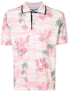 рубашка-поло с тропическим принтом Junya Watanabe Comme Des Garçons