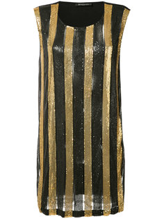 платье в полоску Balmain