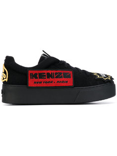 кеды с вышивкой Kenzo