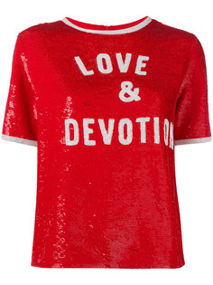 футболка с пайетками Love & Devotion  Ashish