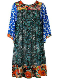 платье шифт с комбинированным принтом Duro Olowu