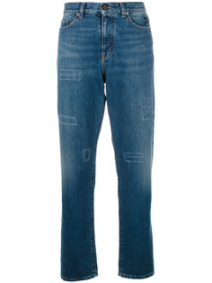 джинсы прямого кроя с завышенной талией Saint Laurent