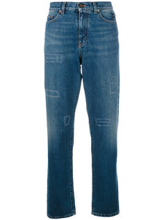 джинсы прямого кроя с завышенной талией Saint Laurent