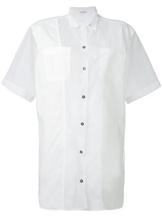прозрачная рубашка с короткими рукавами Tomas Maier