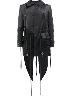 асимметричное пальто с панельным дизайном Greg Lauren